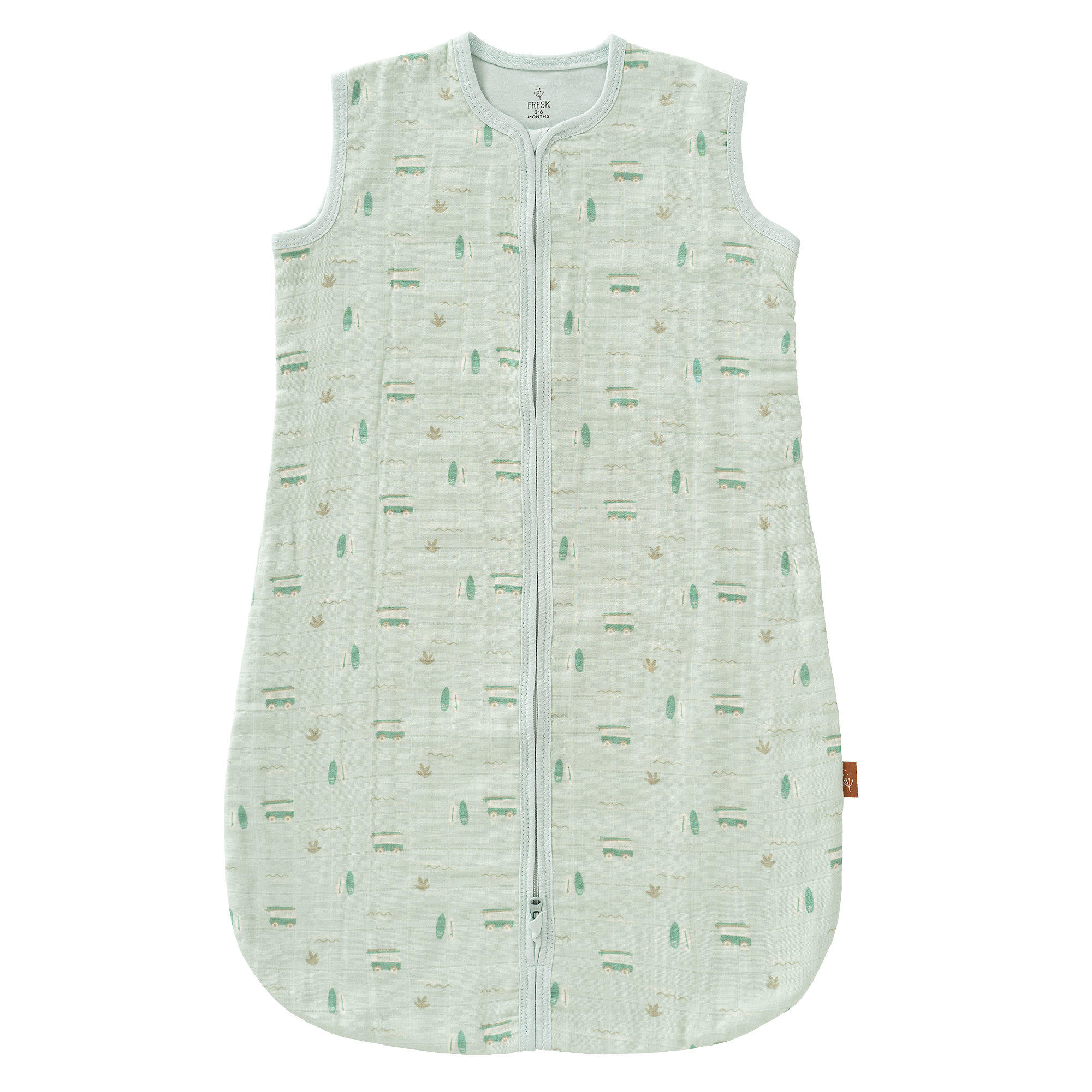 Schlafsack Musselin 2-lagig Surf Boy – Fresk