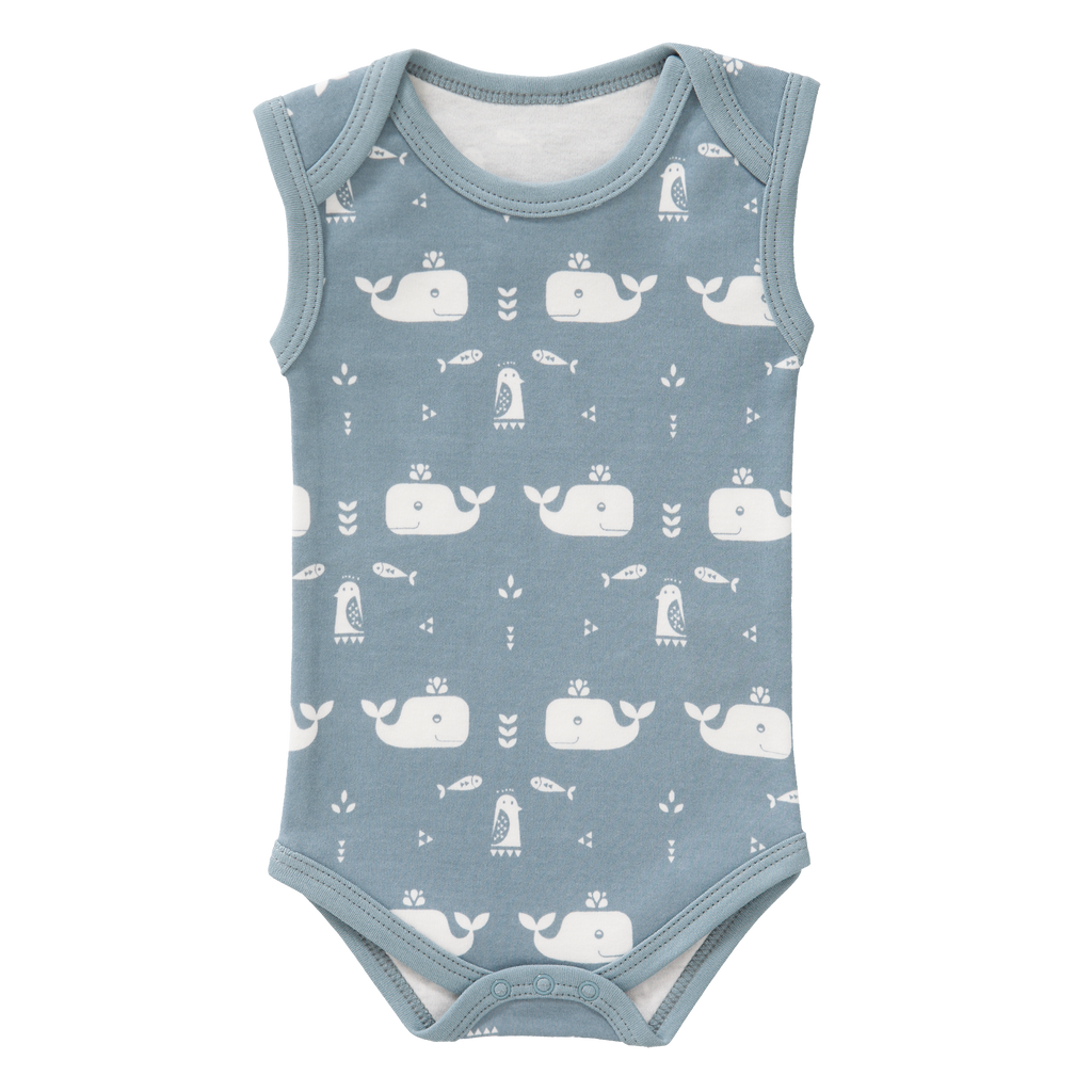 Romper zonder mouw Whale Blue Fog