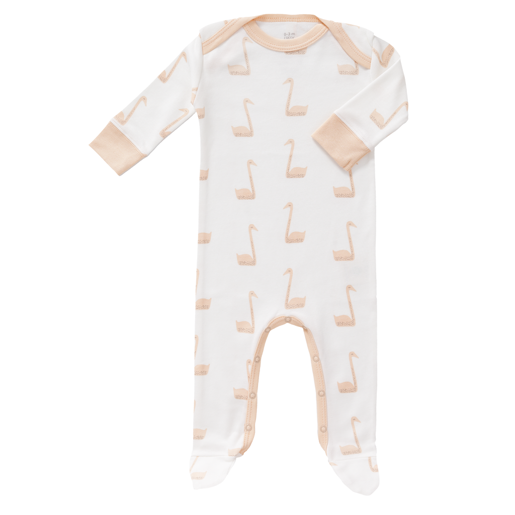 Pyjama met voet Swan Pale Peach