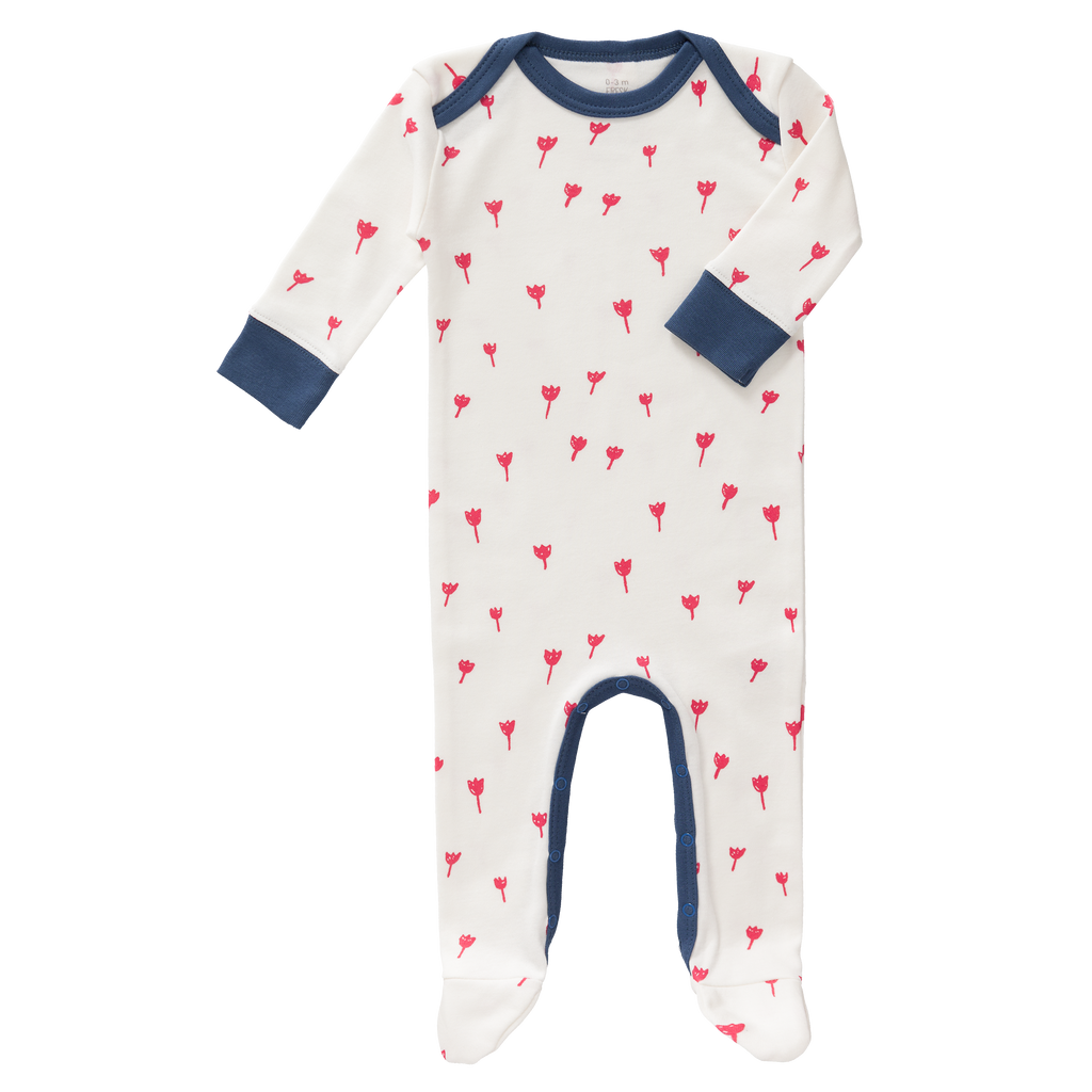 Pyjama met voet Tulip Red