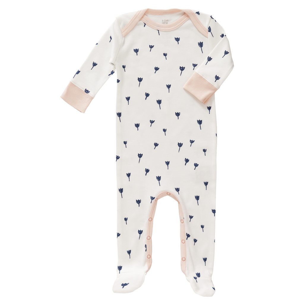 Pyjama met voet Tulip Indigo Blue