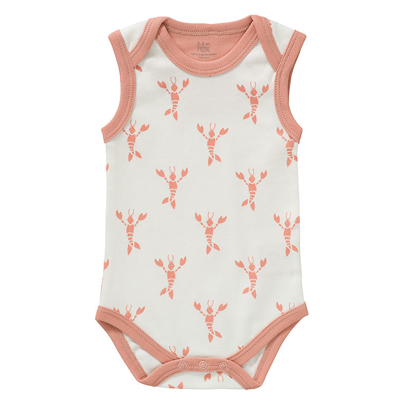 Romper zonder mouw Lobster Coral Pink