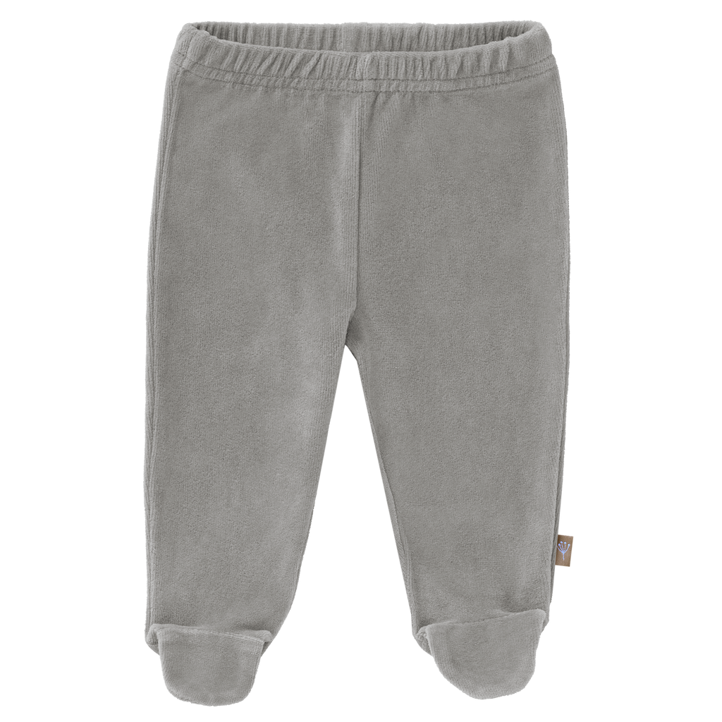 Broekje velours met voet Paloma Grey