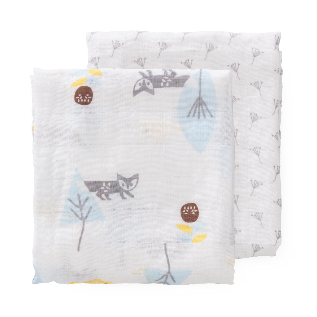 Swaddle set Fox (2 stuks)