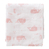 Swaddle set Whale Mellow Rose (2 stuks)