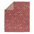 Couverture tricotée 80x100 cm Rose forêt