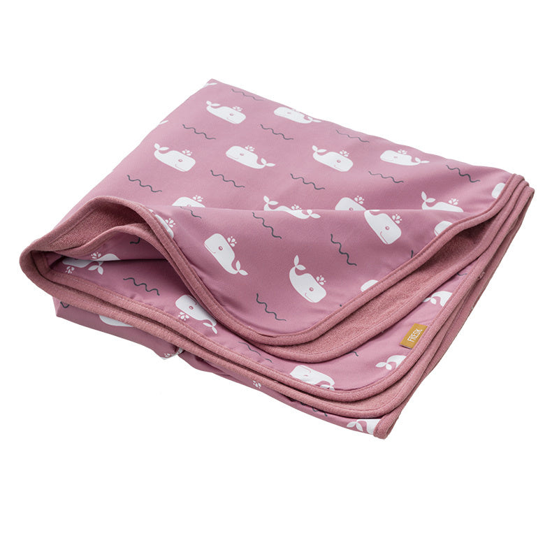 Swim UV Poncho Whale Ash Rose