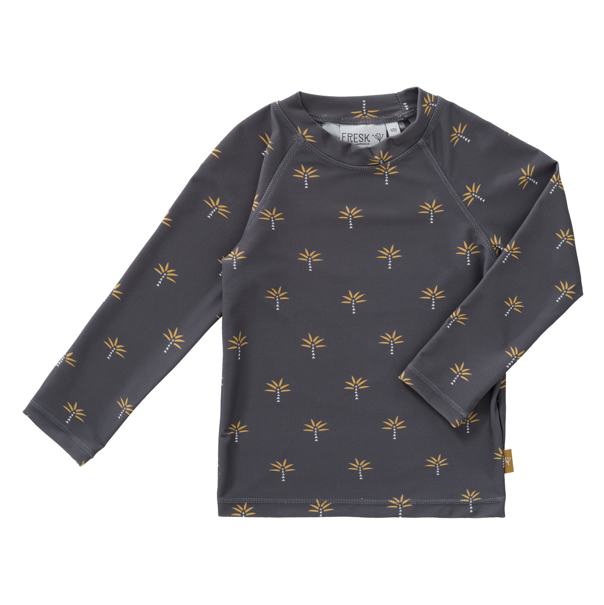 Swim UV Top longsleeve Palmtree Steel Gray