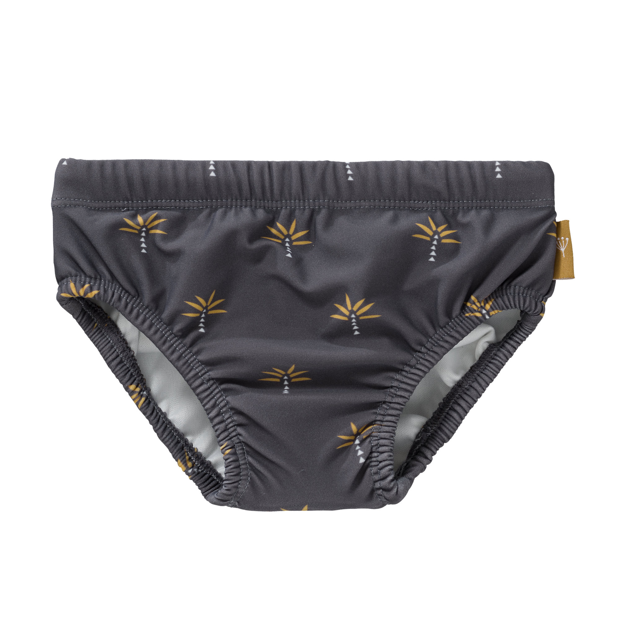 Swim UV Diaper pants boys Palmtree Steel Gray
