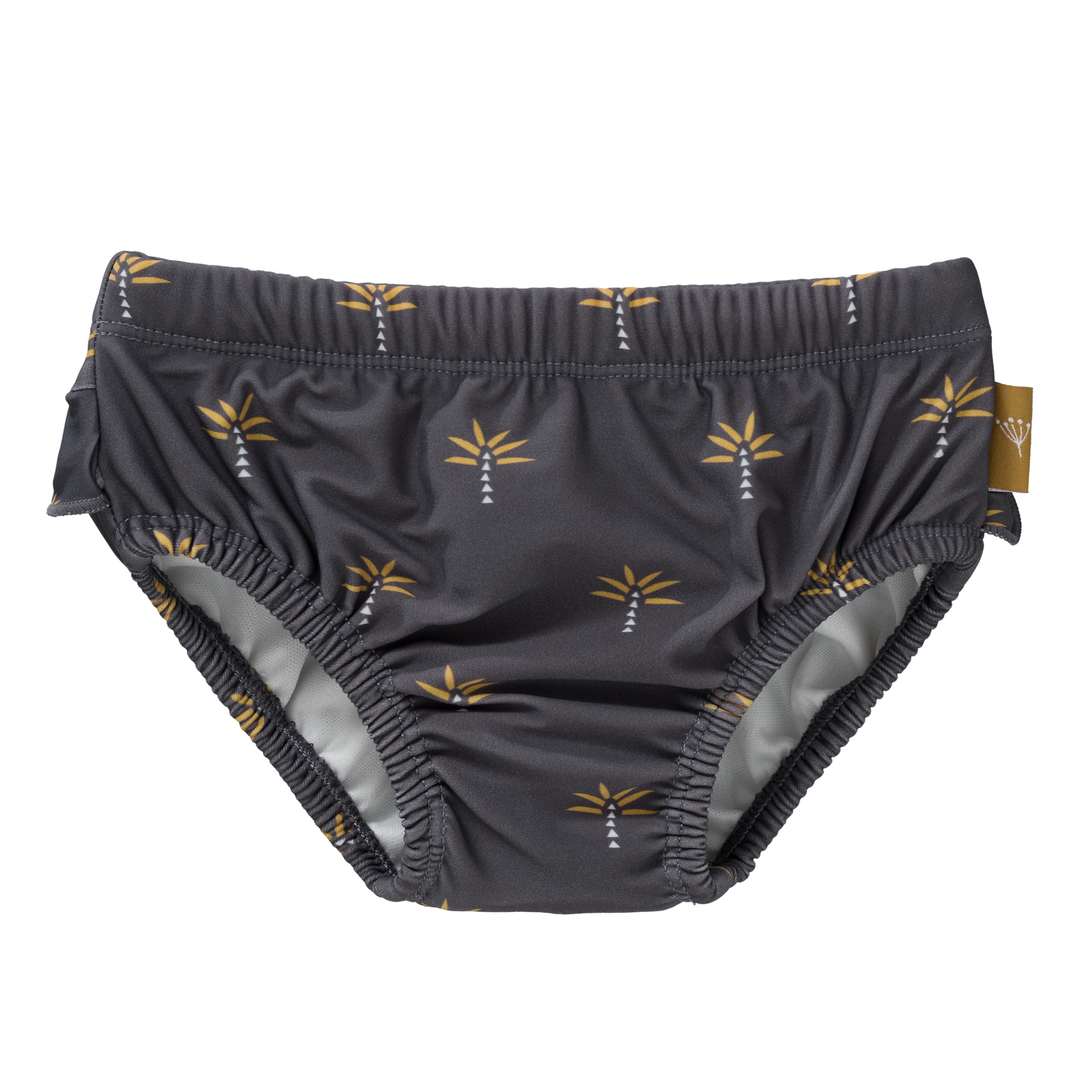 Swim UV Diaper pants girls Palmtree Steel Gray