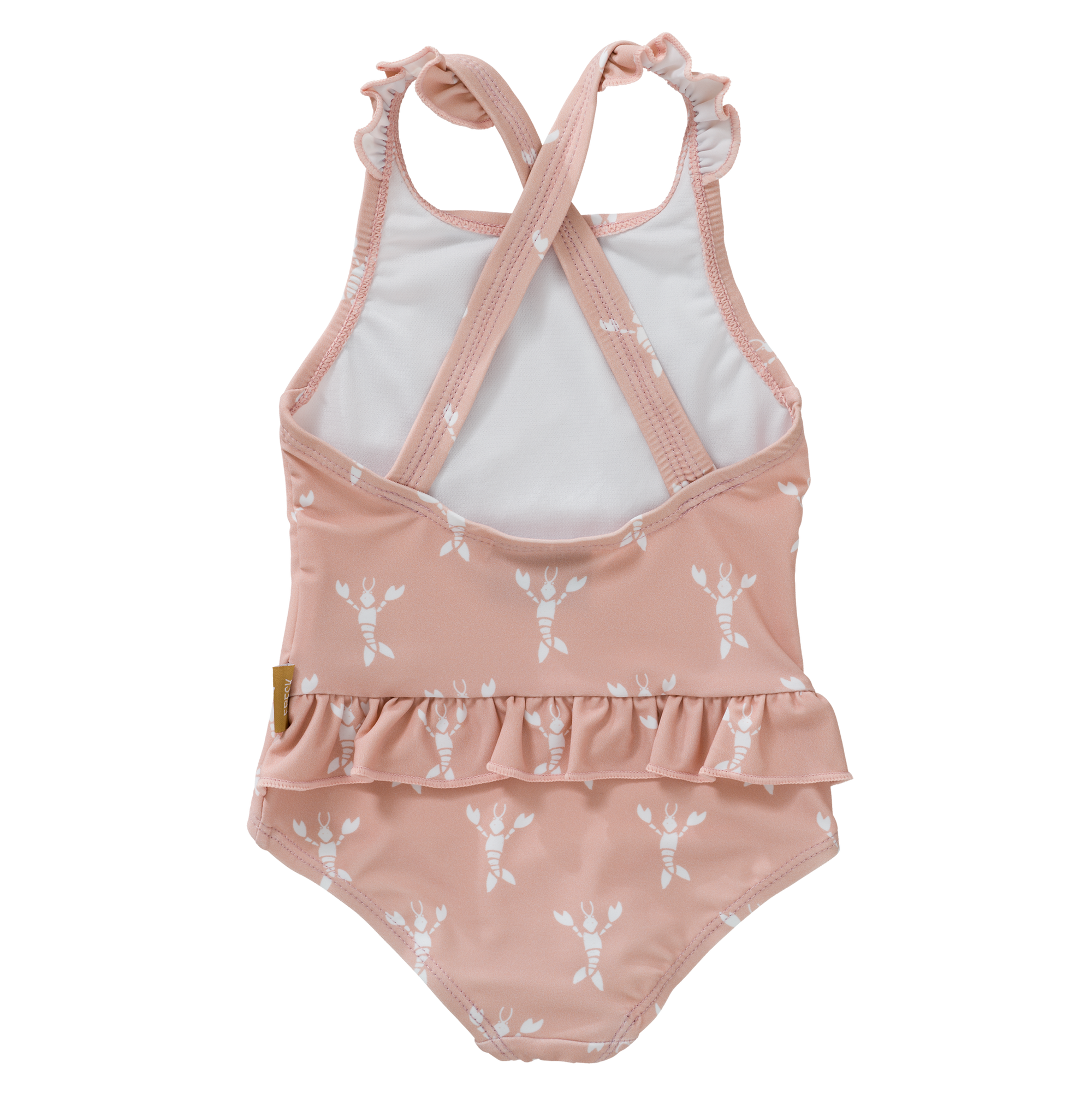 Swim UV Tanksuit girls Lobster Cameo Rose
