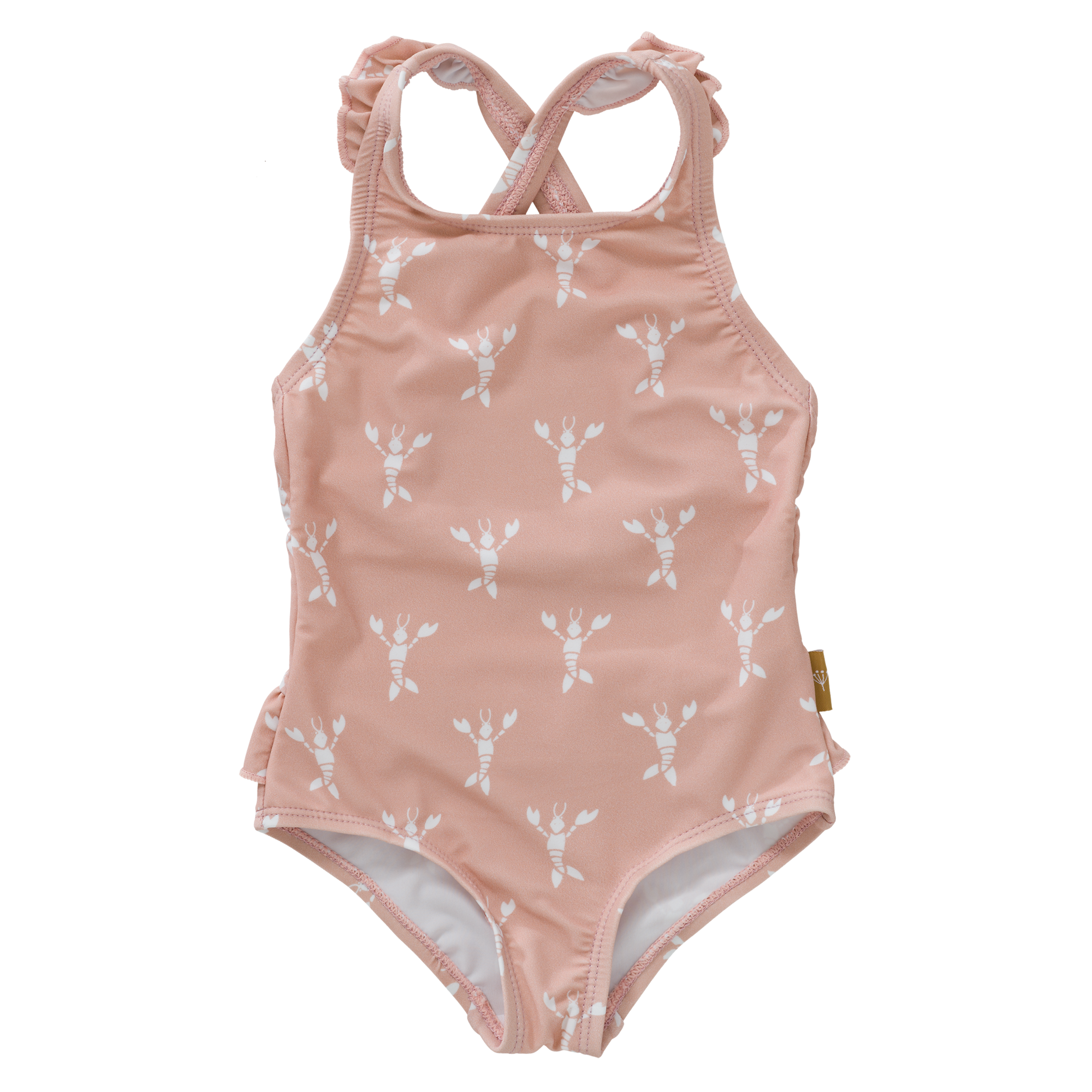 Swim UV Tanksuit girls Lobster Cameo Rose