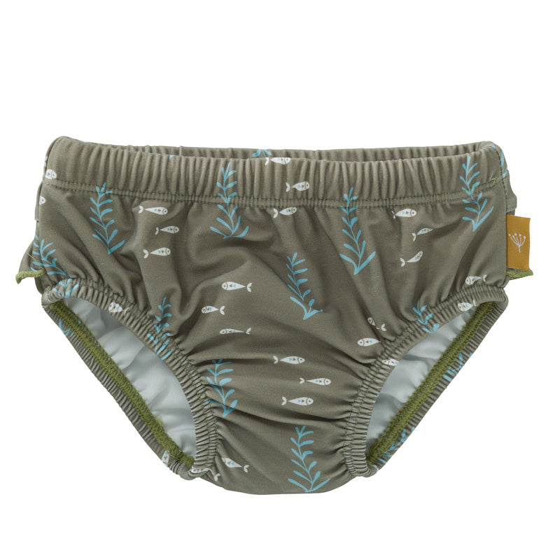 UV Diaper pants girls Ocean green