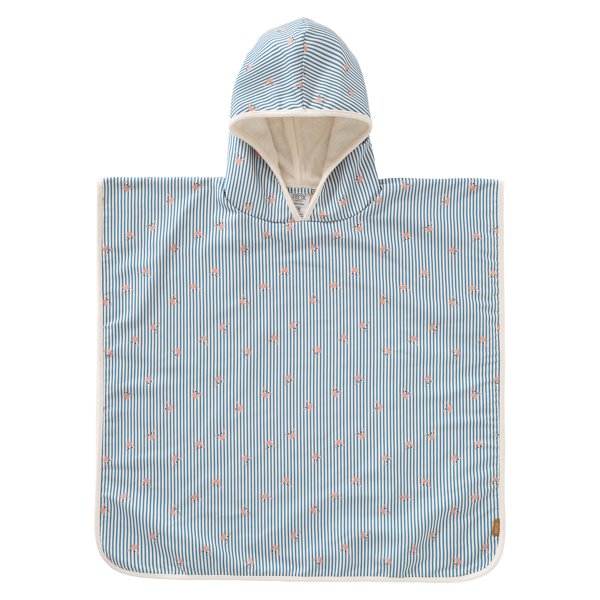 UV Poncho Stripes &amp; crabs