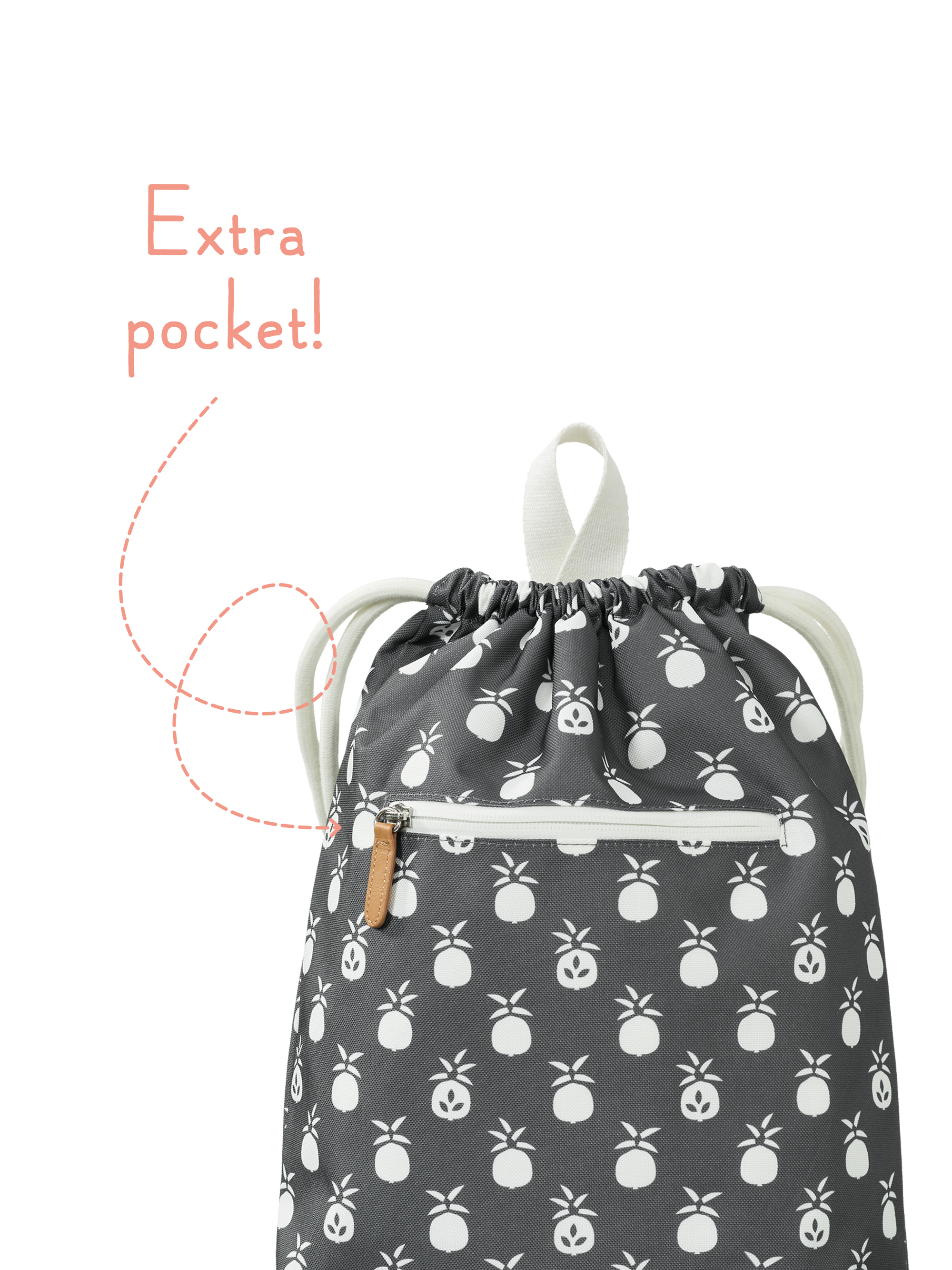 Sac de natation ananas